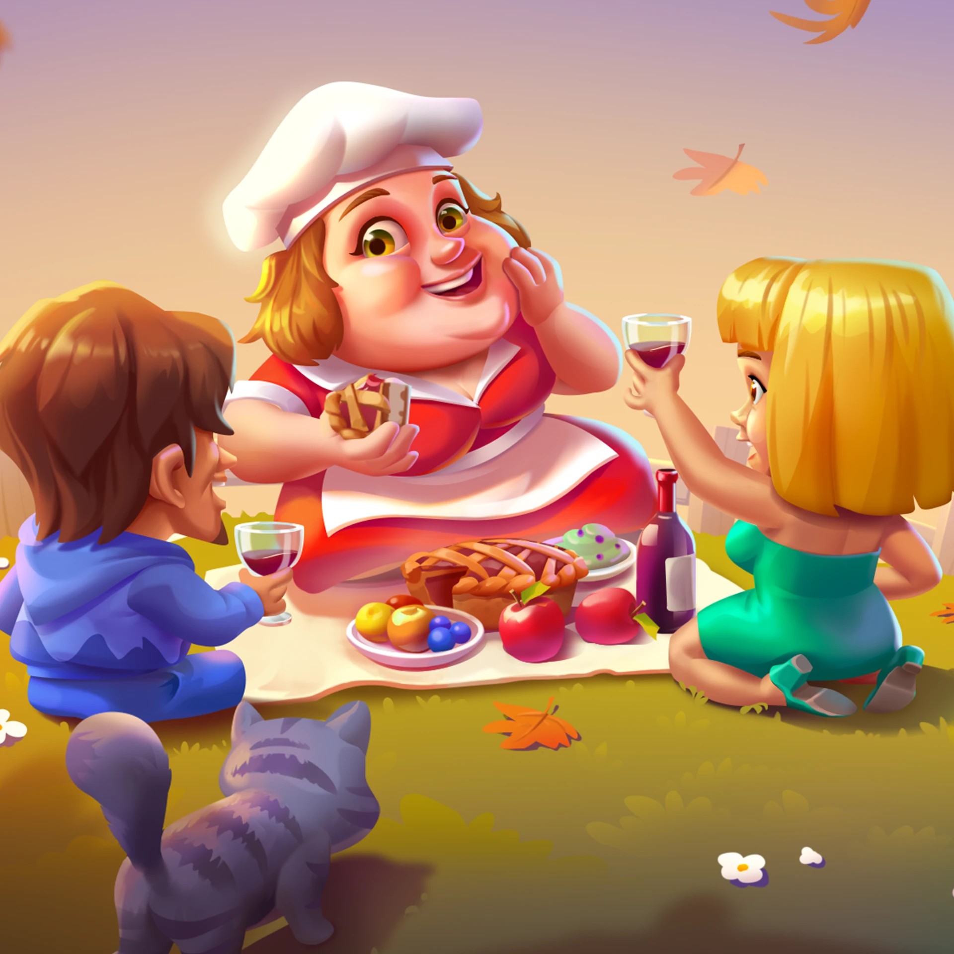 Image Showing Banner Of Thanksgiving Celebration In New Fetchin’ Feast Bingo Room